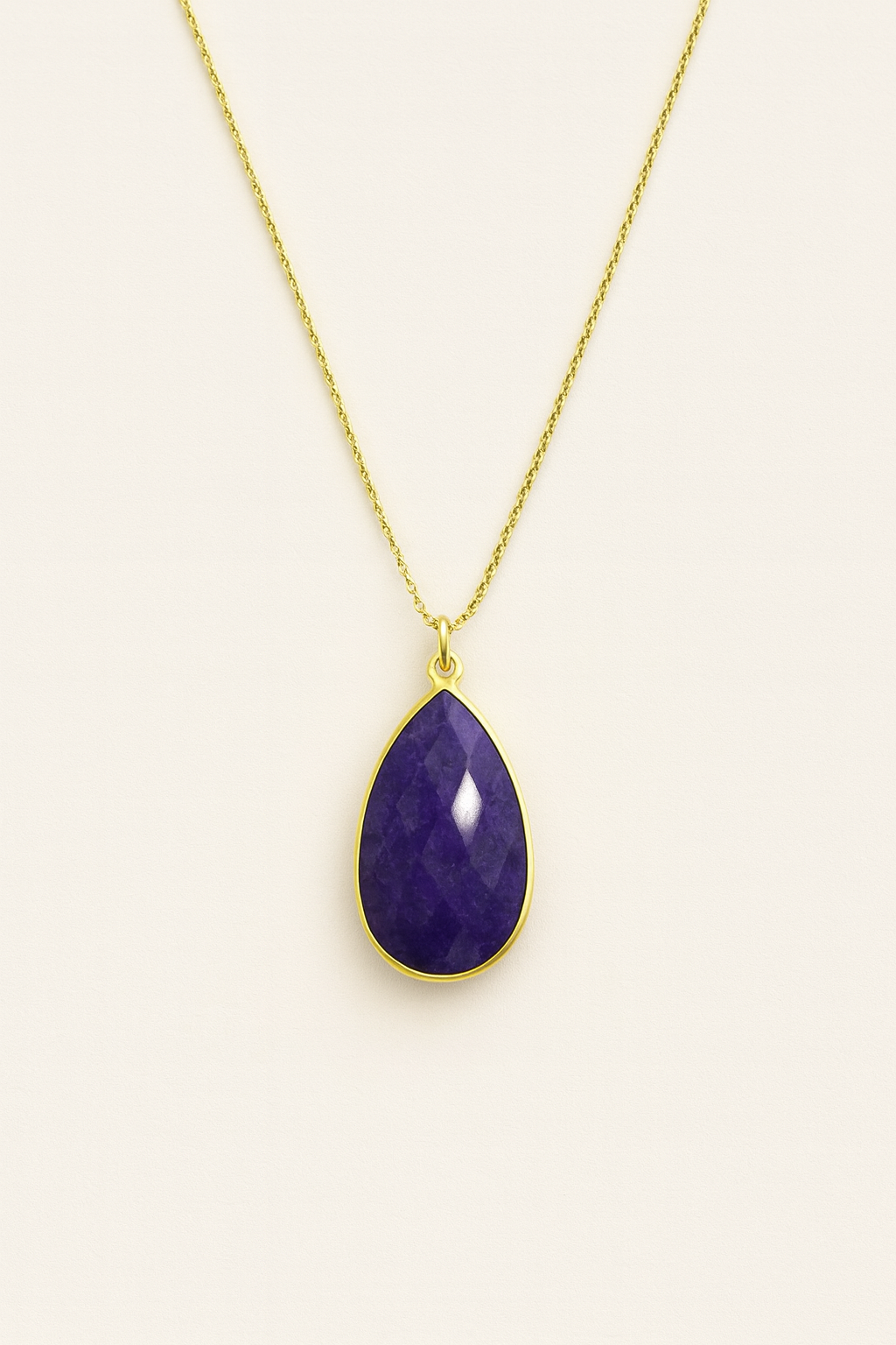 Κολιέ Επίχρυσο 925 με Lapis Lazuli Λίθο