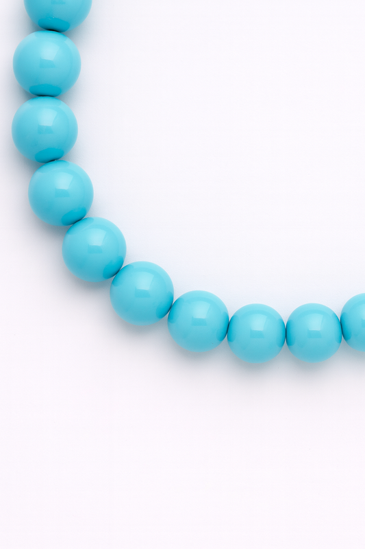 Χειροποίητο Κολιέ με Τυρκουάζ χάντρες