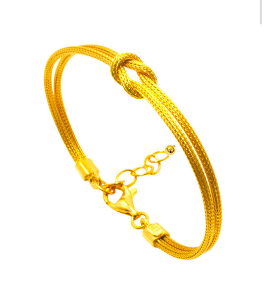 Βραχιόλι Κόμπος Ασήμι 925