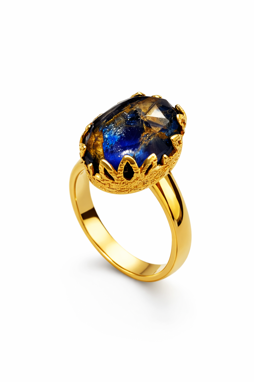 Εντυπωσιακό Δαχτυλίδι 925 με Lapis Lazuli- Anastasios Creations