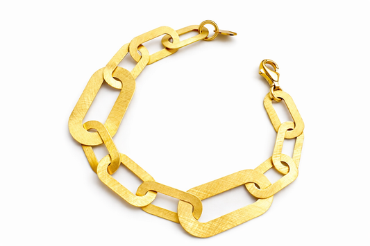 Εντυπωσιακό βραχιόλι Ματ Αλυσίδα 925