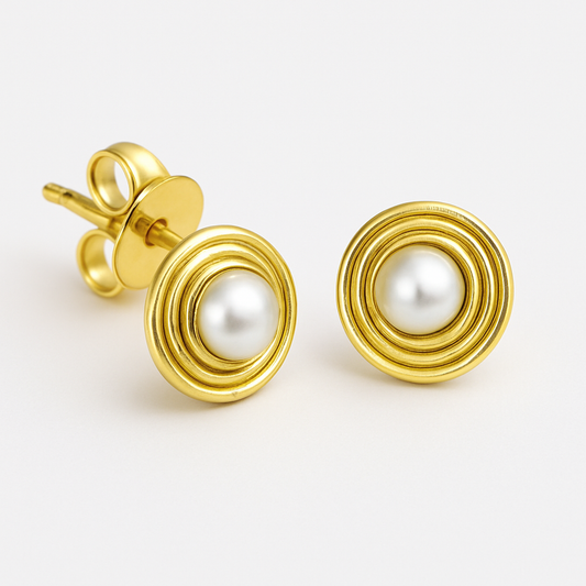 Σκουλαρίκια 925 Καρφωτά με Μαργαριτάρι