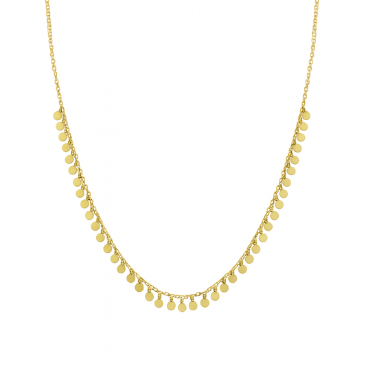 Κολιέ 925 με Κρεμαστά Φλουράκια