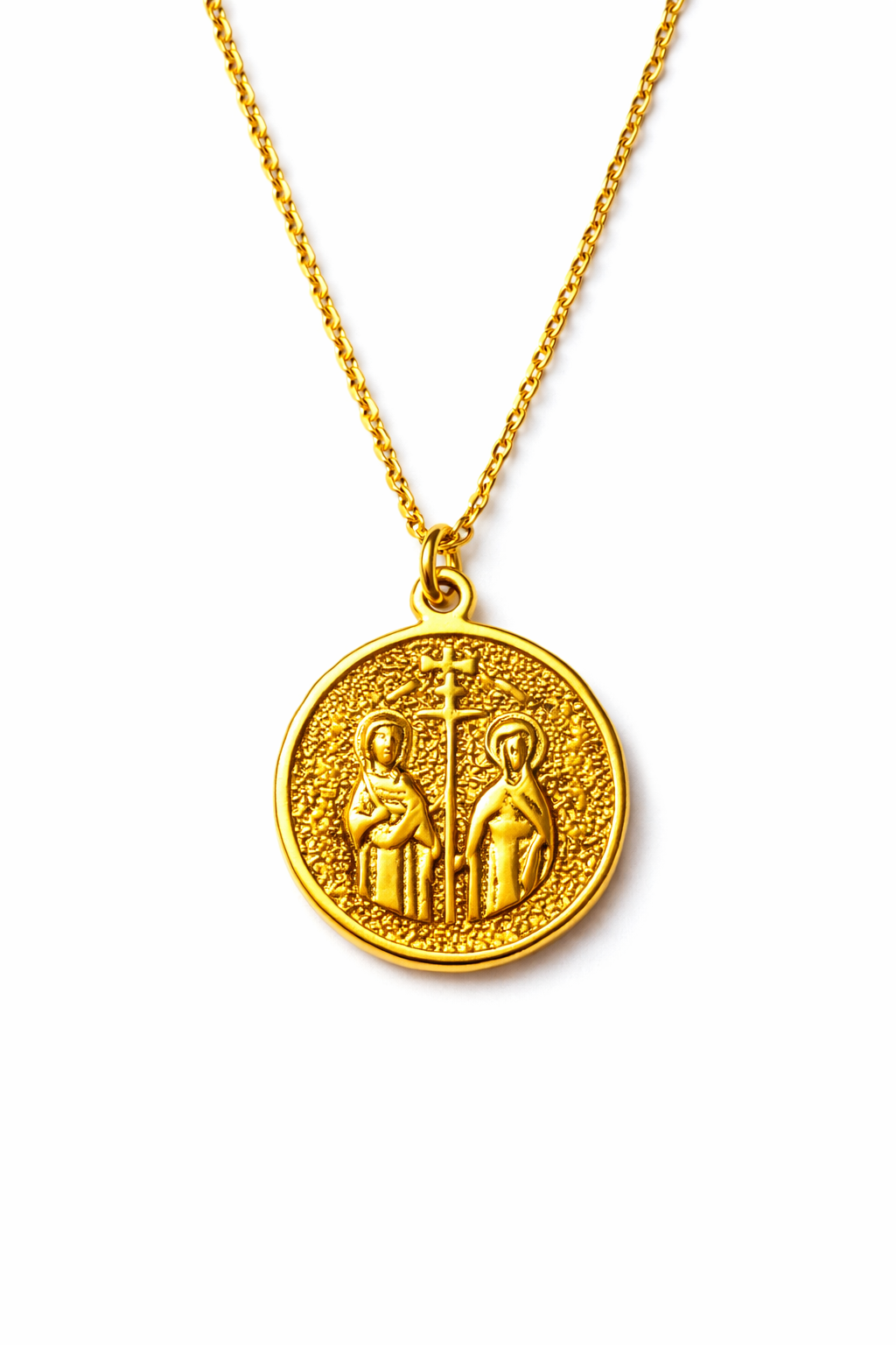 Κολιέ Κωνσταντινάτο 925 Διπλής Όψεως