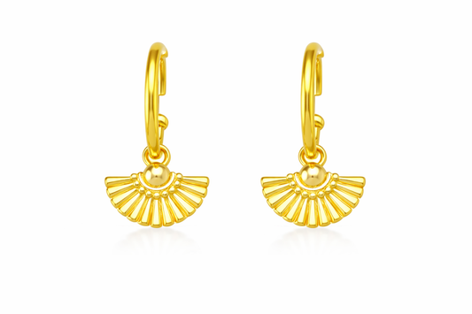 Σκουλαρίκια 925 Ήλιος