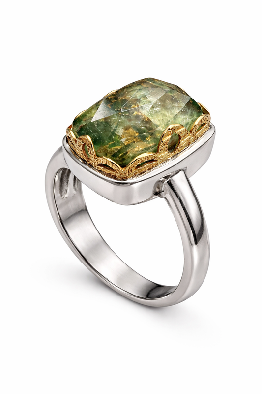 Δαχτυλίδι 925 με Ορυκτή Πέτρα-Anastasios Creations