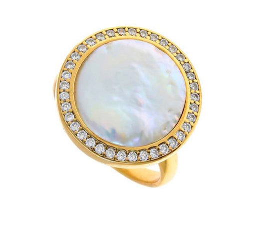 Δαχτυλίδι 925 με Μαργαριτάρι και Ζιργκον- Ano Jewelry