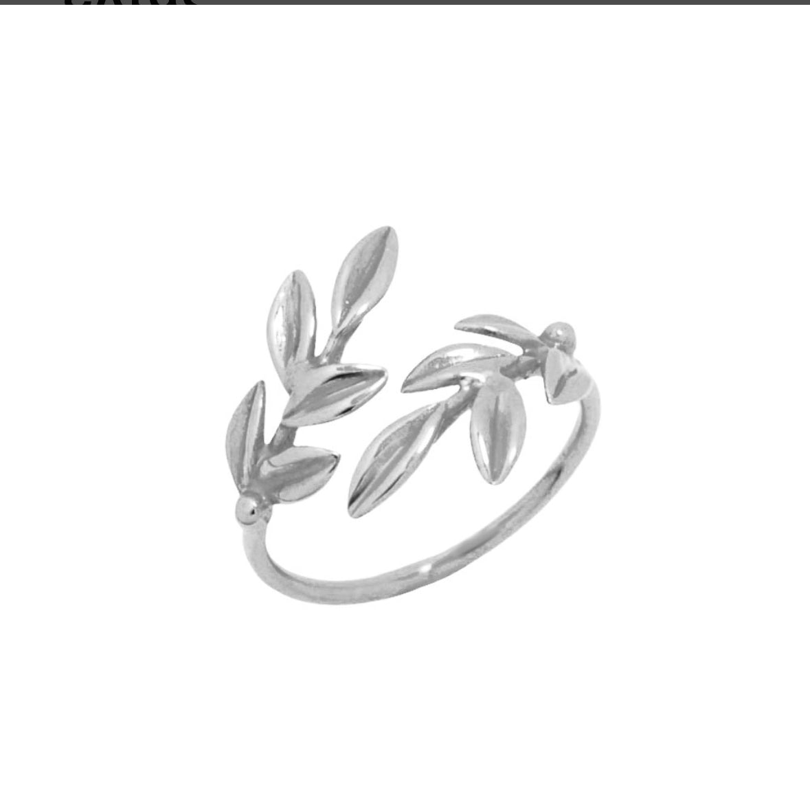Δαχτυλίδι 925 Κλαδί Ελιάς