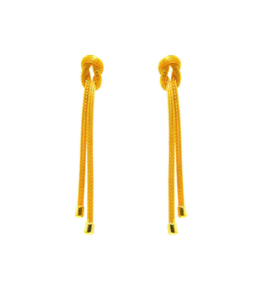 Σκουλαρίκια Κρεμαστά 925  με Κόμπο